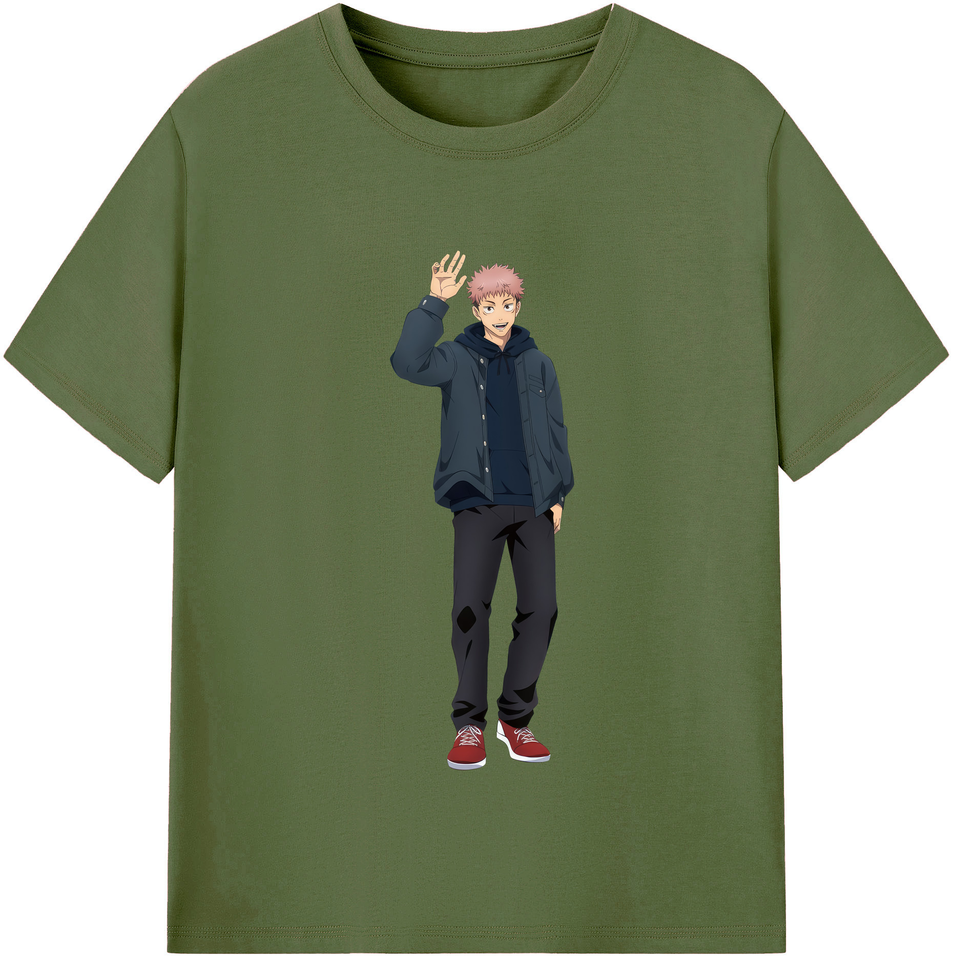 （画像用） 呪術廻戦 Jujutsu Kaisen 綿100％半袖Tシャツ（フロントプリント）